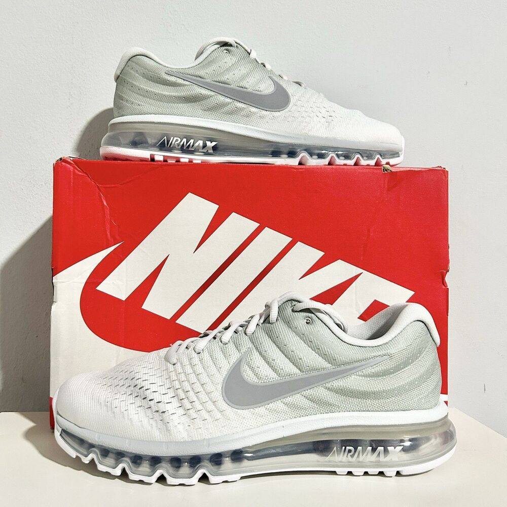 Nike Air Max 2017 “Pure Platinum” Men’s Size 10.5 Cushioned Lifestyle Sneakers